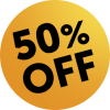 50% off